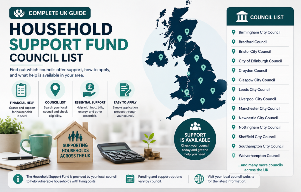 Household Support Fund Council List
