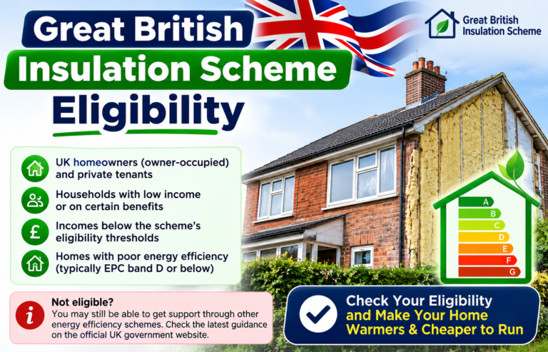 Great British Insulation Scheme Eligibility