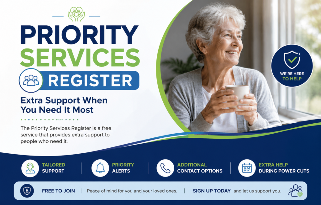 Priority Services Register